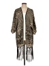 Tyche 100% Polyester Tan Poncho Size S - photo 1