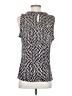 E3 by Etcetera Ivory Black Sleeveless Blouse Size S - photo 2