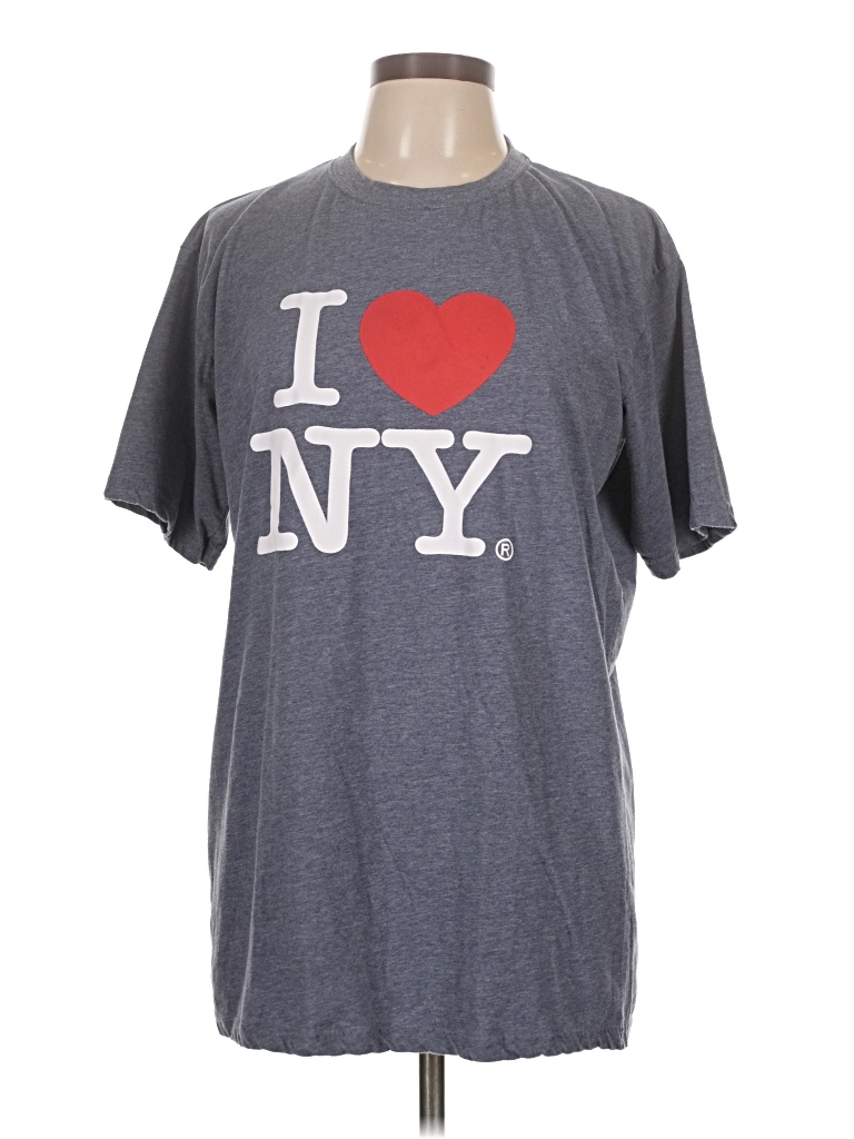 Pre-owned Assorted Brands Short Sleeve T-shirt In Gray