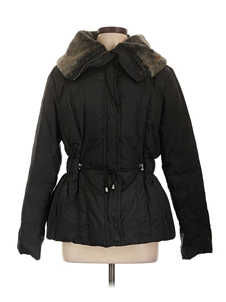 Pre-owned Style & Co Snow Jacket In Black