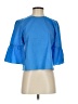 Zara Blue 3/4 Sleeve Top Size S - photo 1