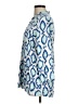 Lilly Pulitzer 100% Rayon Print Blue 3/4 Sleeve Blouse Size M - photo 5