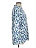 Lilly Pulitzer 100% Rayon Print Blue 3/4 Sleeve Blouse Size M - photo 4