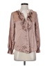 Joie Brown Long Sleeve Blouse Size XS - photo 1