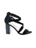 LC Lauren Conrad Black Sandals Size 8 1/2 - photo 1