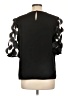 Unbranded 100% Polyester Black 3/4 Sleeve Top Size L - photo 2