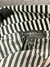 Greyson Stripes Silver Long Sleeve Blouse Size S - photo 7