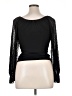Shein Curve Black Long Sleeve Top Size 0X - photo 2
