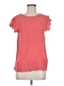 Ann Taylor LOFT Pink Short Sleeve Top Size M - photo 1