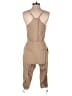 Assorted Brands 100% Cotton Solid Tan Romper Size S - photo 2
