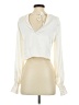 H&M Ivory Long Sleeve Blouse Size XS - photo 2
