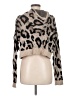 VICI Animal Print Tan Pullover Sweater Size M - photo 2