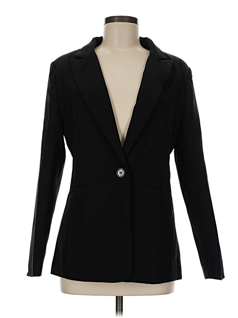 Pre-owned Unbranded Blazer Jacket In Black