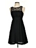 HD in Paris 100% Polyester Solid Black Cocktail Dress Size 00 (petite) - photo 1