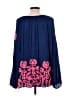 Lilly Pulitzer Blue Long Sleeve Blouse Size L - photo 2