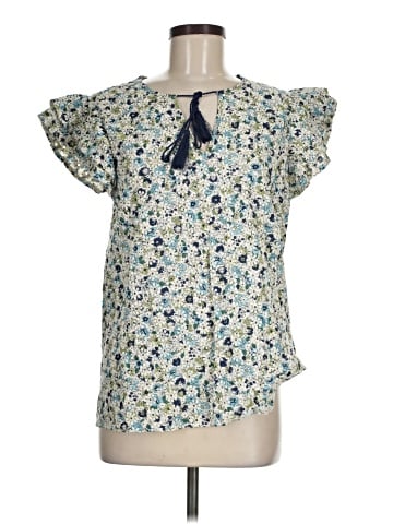 Solitaire Short Sleeve Blouse (view 1)