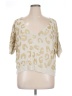 Assorted Brands 100% Viscose Animal Print Gold Pullover Sweater Size 1X - photo 1