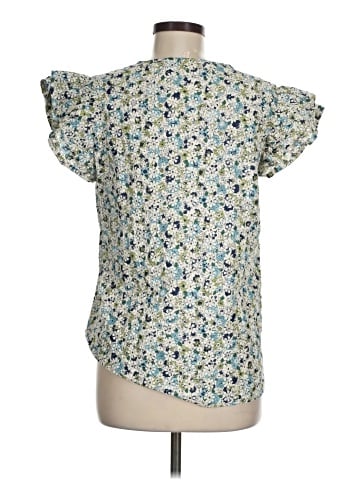 Solitaire Short Sleeve Blouse (view 2)