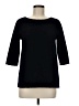 Topshop 100% Polyester Black 3/4 Sleeve T-Shirt Size 6 - photo 1