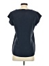 Joie 100% Silk Blue Black Short Sleeve Top Size S - photo 2