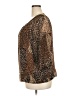 DressBarn 100% Polyester Animal Print Brown 3/4 Sleeve Blouse Size 2X - photo 5