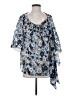 Chloé Floral Blue 3/4 Sleeve Blouse Size EU (FR) 36 / US 4 - photo 1