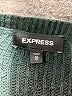 Express 100% Cotton Green Pullover Sweater Size M - photo 7