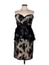 Bari Jay 100% Polyester Black Cocktail Dress Size 16 - photo 1