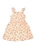 Little Lass Floral Tan Dress Size 4 - photo 2