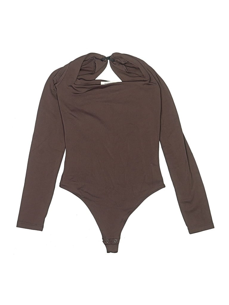 Pre-owned Babaton Bodysuit In Brown
