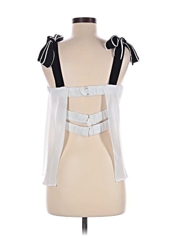 Pookie & Sebastian Sleeveless Blouse (view 2)