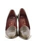 Petra Firenze Color Block Brown Green Heels Size 8 - photo 2