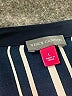 Vince Camuto 100% Polyester Stripes Blue Long Sleeve Blouse Size L - photo 7