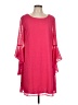 Connected Apparel 100% Polyester Pink Cocktail Dress Size 12 - photo 1