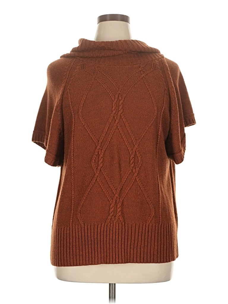 Pre-owned Apt. 9 Poncho In Brown