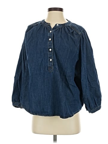 Habitual 3/4 Sleeve Button-Down Shirt (view 1)