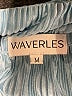 Waverles 100% Polyester Blue Long Sleeve Blouse Size M - photo 7