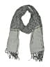 Unbranded Checkered-gingham Gray Black Scarf One size - photo 1
