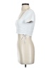 Forever 21 White Short Sleeve Top Size XS - photo 5