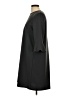 ABS Collection Solid Black Casual Dress Size L - photo 5