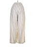 Shein 100% Polyester Stripes Ivory Casual Pants Size M - photo 2