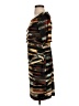 Connected Apparel Graphic Brown Casual Dress Size 4 (petite) - photo 5
