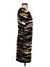 Connected Apparel Graphic Brown Casual Dress Size 4 (petite) - photo 4