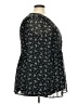 Torrid 100% Polyester Black Long Sleeve Blouse Size 3X Plus (3) - photo 4