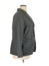 Lands' End 100% Polyester Chevron-herringbone Gray Blazer Size 1X - photo 4