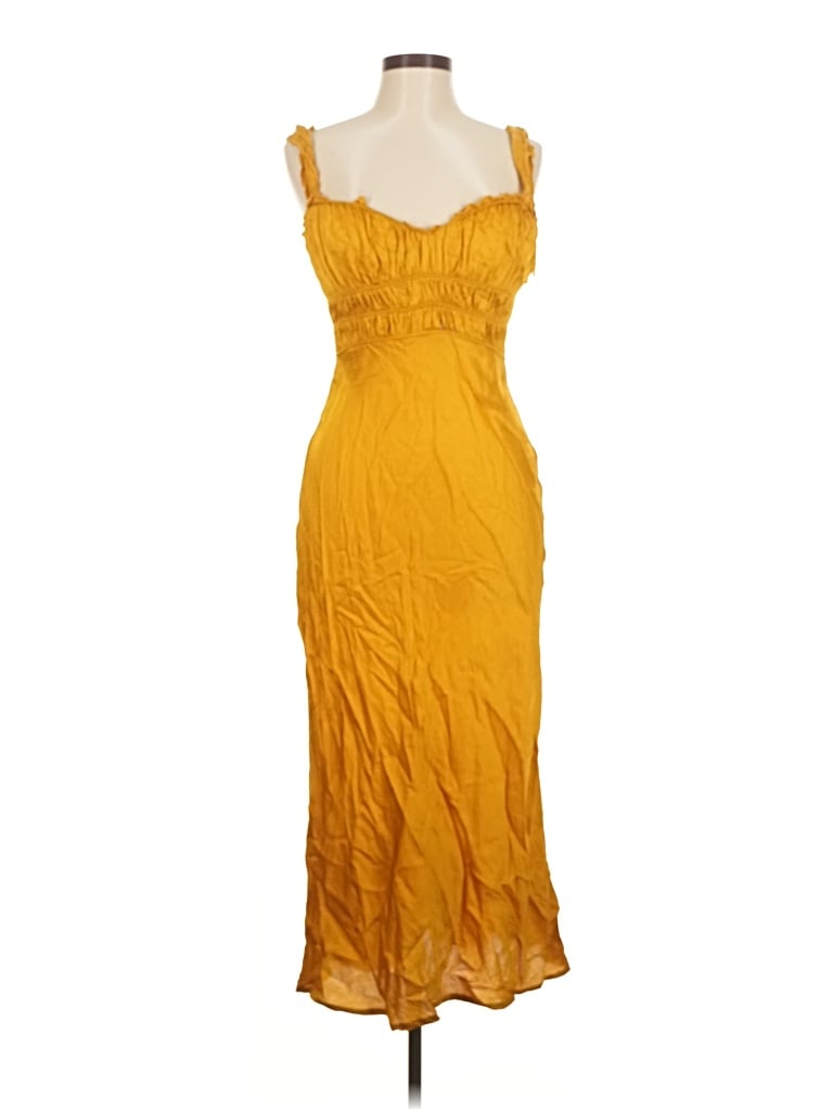 Pre-owned Astr Cocktail Dress In Yellow
