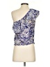 American Eagle Outfitters 100% Polyester Blue Sleeveless Blouse Size XS - photo 2