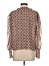 MISA Los Angeles 100% Polyester Brown Long Sleeve Blouse Size S - photo 2
