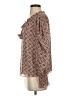 MISA Los Angeles 100% Polyester Brown Long Sleeve Blouse Size S - photo 5