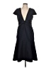Milly Solid Black Cocktail Dress Size 12 - photo 1